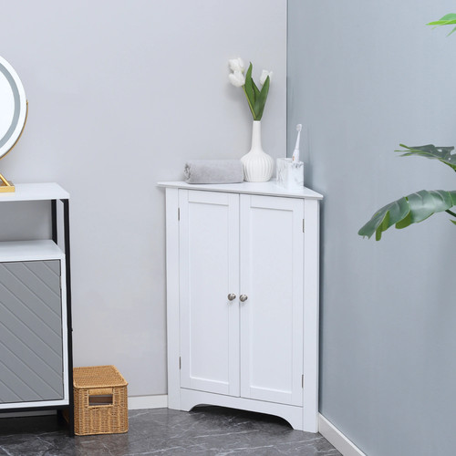 Slim white corner - corner, bathroom
