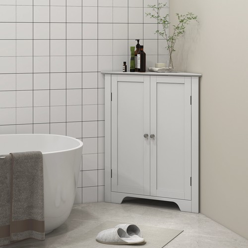 Corner bathroom cabinet - bathroom,
