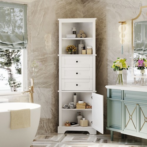 Triangle tall bathroom corner - tall,