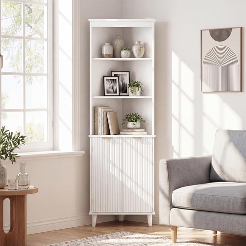 Tall corner cabinet - corner, with
