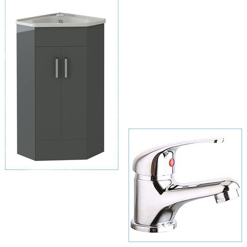 Cabinet vanity unit sink - vanity, basin