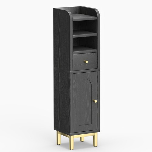 Narrow bathroom floor cabinet - narrow,