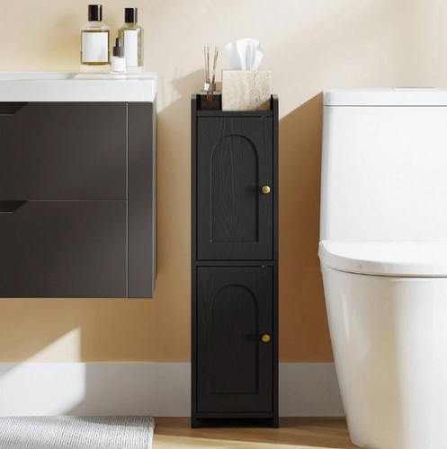 Slim bathroom storage - bathroom, cabinet