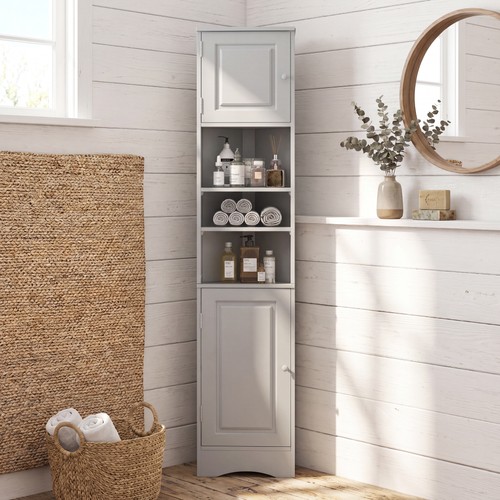 Corner bathroom storage - bathroom,