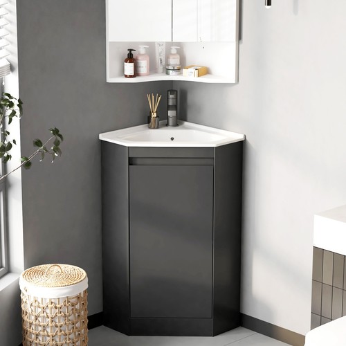 Corner bathroom vanity - corner, sink