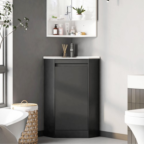 Corner bathroom vanity sink - corner,