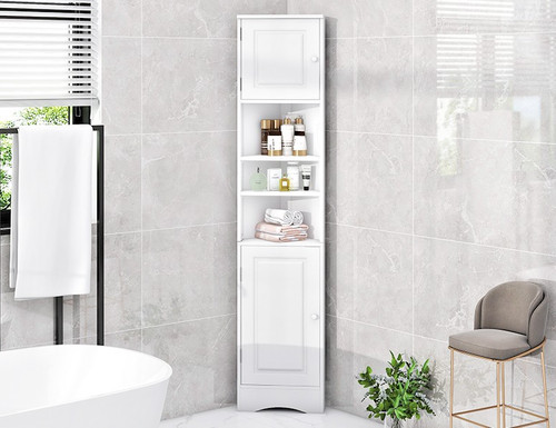 Tall white corner - white,