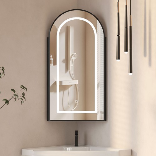 Corner lighted medicine - lighted,
