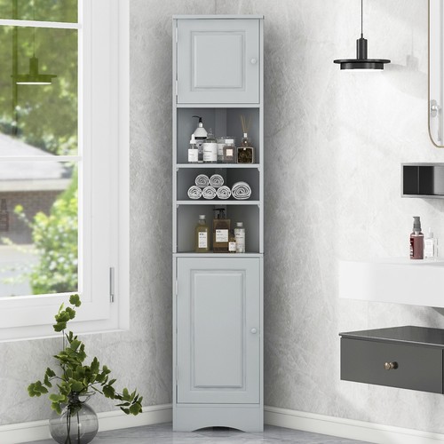 Modern tall bathroom - modern, storage
