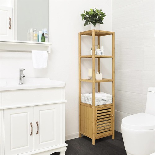 Bamboo bathroom storage - bamboo,