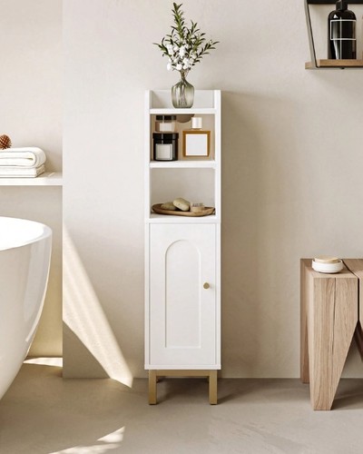 Slim bathroom storage cabinet - bathroom,