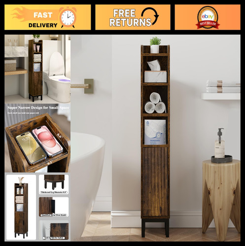 Narrow bathroom storage - bathroom,
