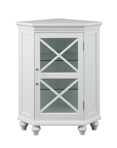 Bathroom corner cabinet floor - bathroom,