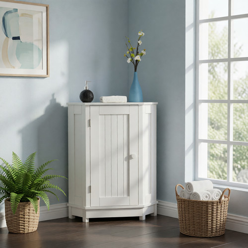 White triangular corner - triangular,