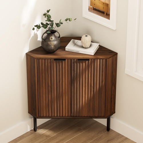 Fluted corner cabinet doors - fluted, 2