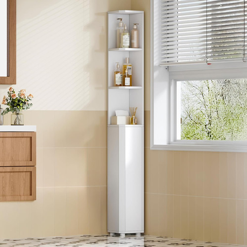 Corner cabinet tall bathroom - tall,