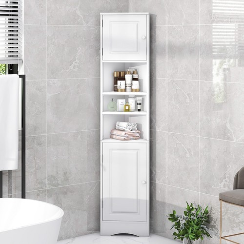 Modern tall bathroom storage - modern,