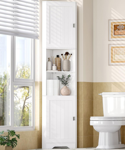 Tall corner storage cabinet - corner,